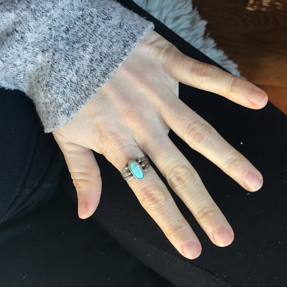 Sterling Silver Opal ring